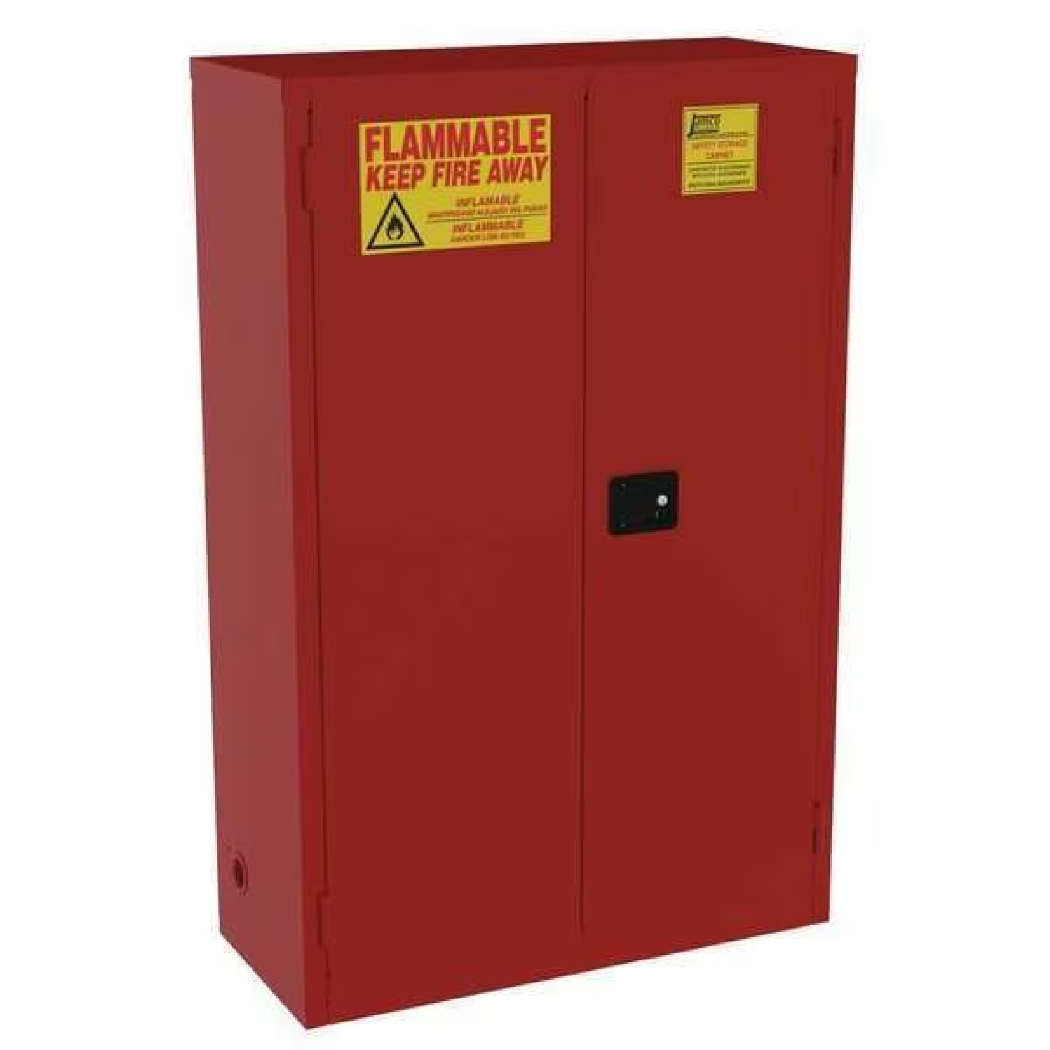 JUSTRITE 894511 SURE-GRIP Combustibles Safety Cabinet For Paint & Ink 60 GALLONS 5 Shelves, 2 Doors