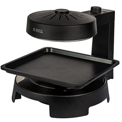 K GRILL KG-338IG INFRARED Grill Electric BBQ Grill (Smokeless) With Square Pan BUNDLE