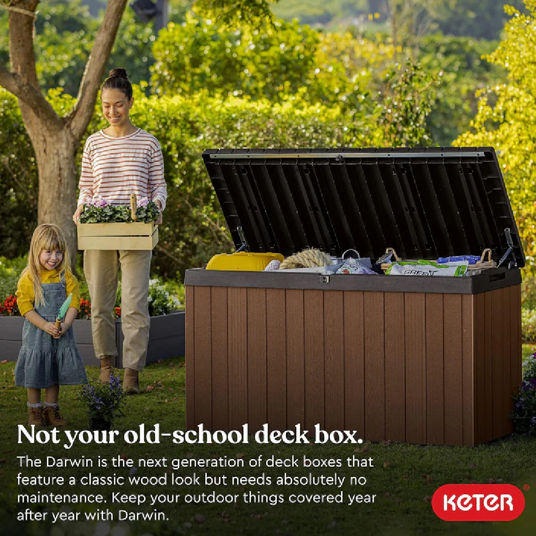 Keter DARWIN Deck Box 570L BROWN