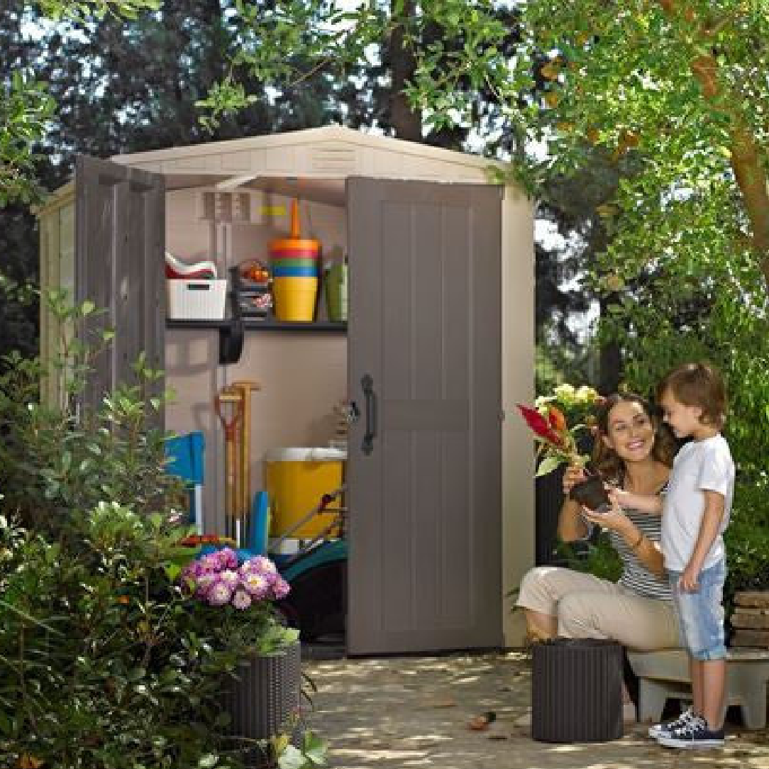 Keter Factor 6 X 6 Outdoor Garden Shed