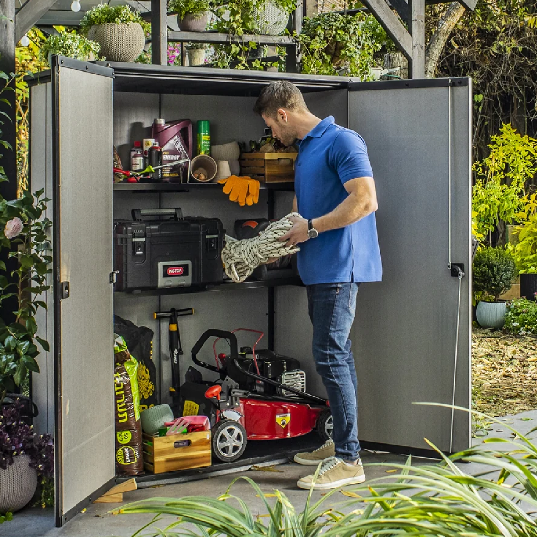 Keter HIGH STORE PLUS Garden Shed