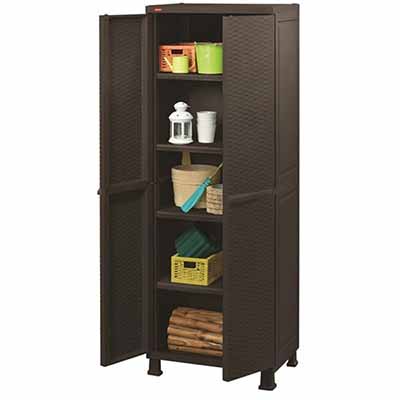 Keter Rattan UTILITY CABINET With Legs