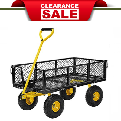 LIMITED SETS LEFT HardwareCity Garden UTILITY STEEL Cart Trolley Heavy Duty 300KG