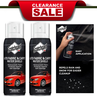 LIMITED STOCKS LEFT 3M Scotchgard Auto Fabric & Carpet Protector 20 OZ X 2 BUNDLE