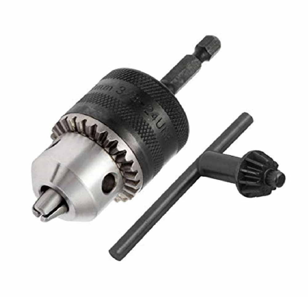 M10 KDC-10 Drill Chuck With Key 10MM  (1.5-10MM) 1/4 HEX SHANK
