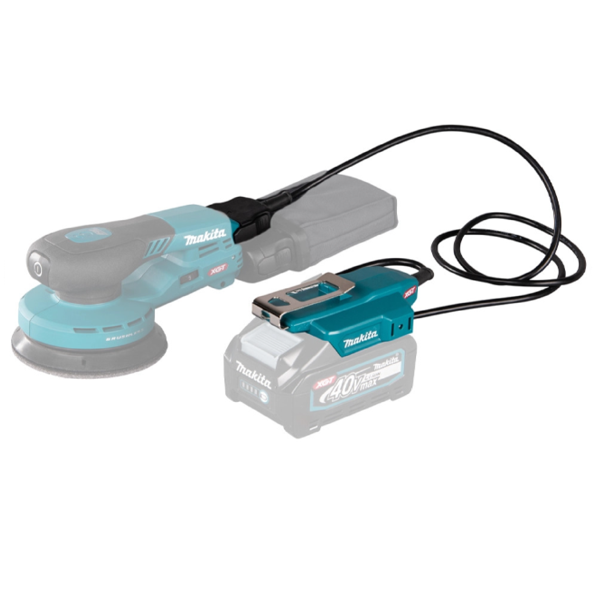 Makita 1914H3-6 BATTERY ADAPTOR Set 1.6M For 40V SANDERS