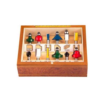 Makita A87921 12PC Router Bit Set (6MM Shank)