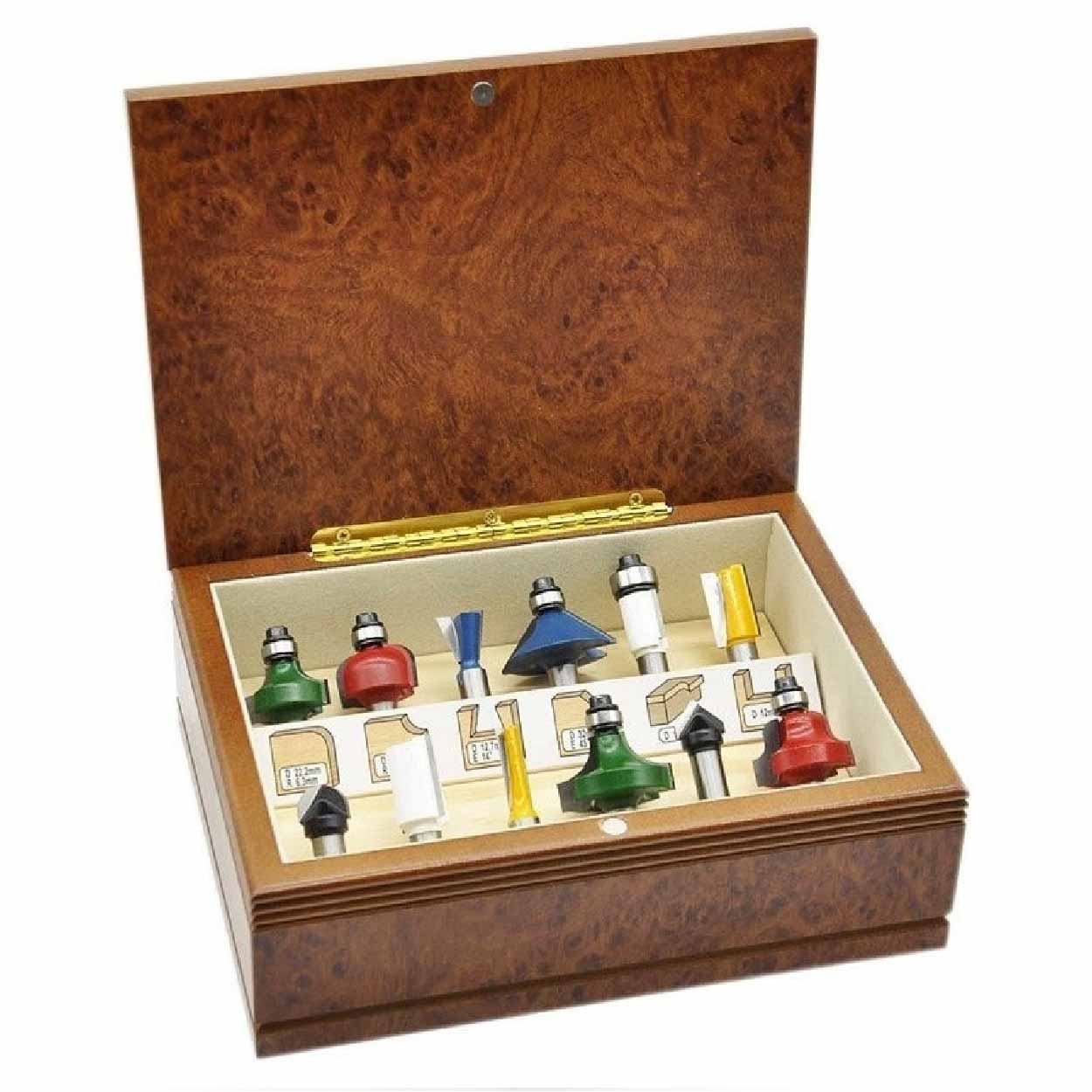 Makita A88054 8MM Shank (5/16) 12PC Router Bits Set