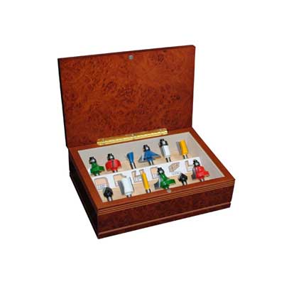 Makita A91051 12PC Router Bits Set (1/4 Shank)