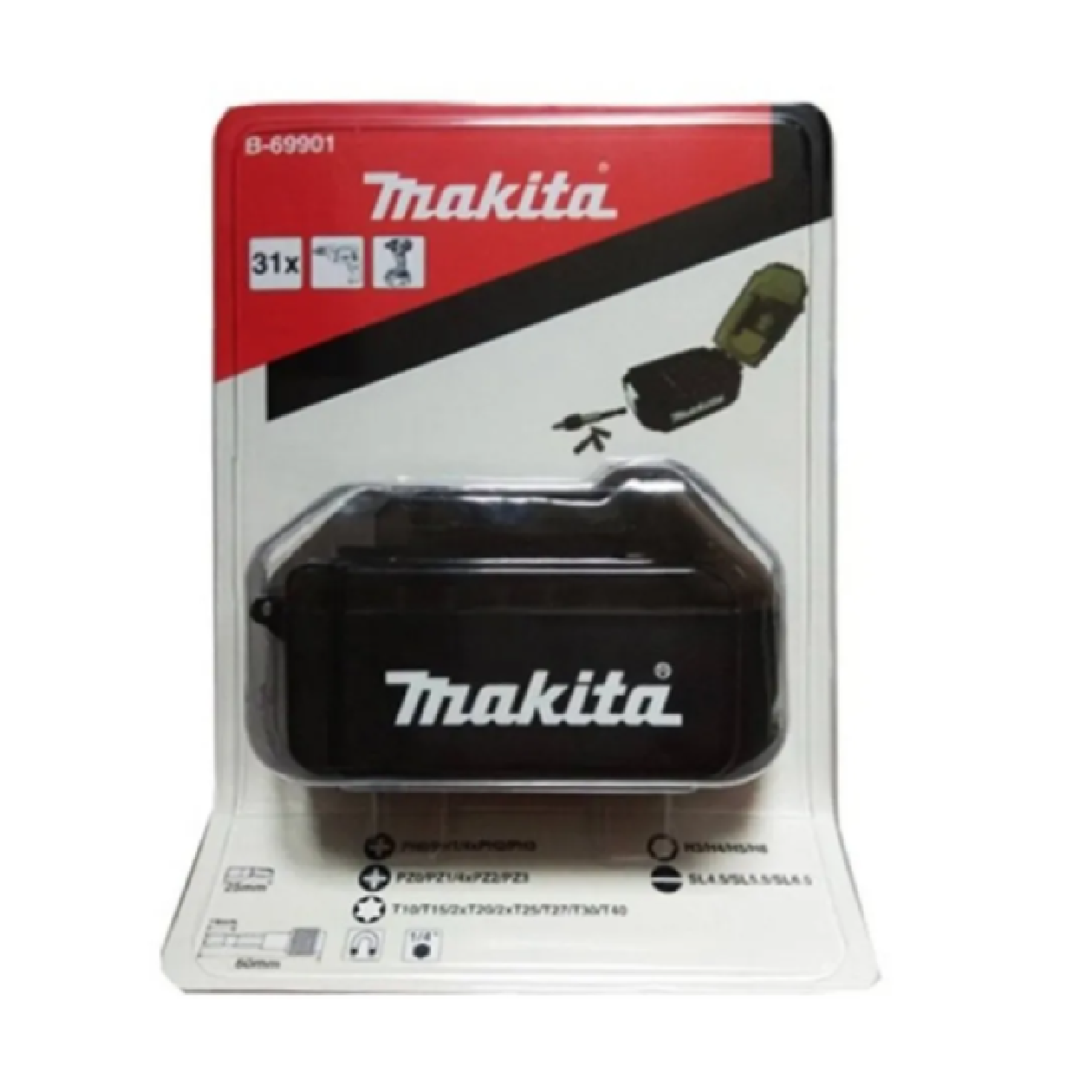 Makita B-69901 Screw Bits 31PC Set In Battery Gift Box