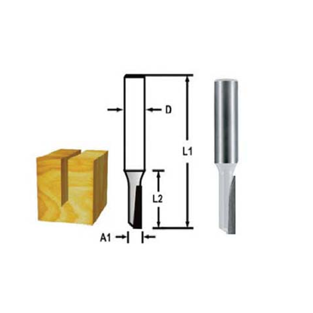 Makita D-49030 STRAIGHT BIT 1 FLUTE 1/4