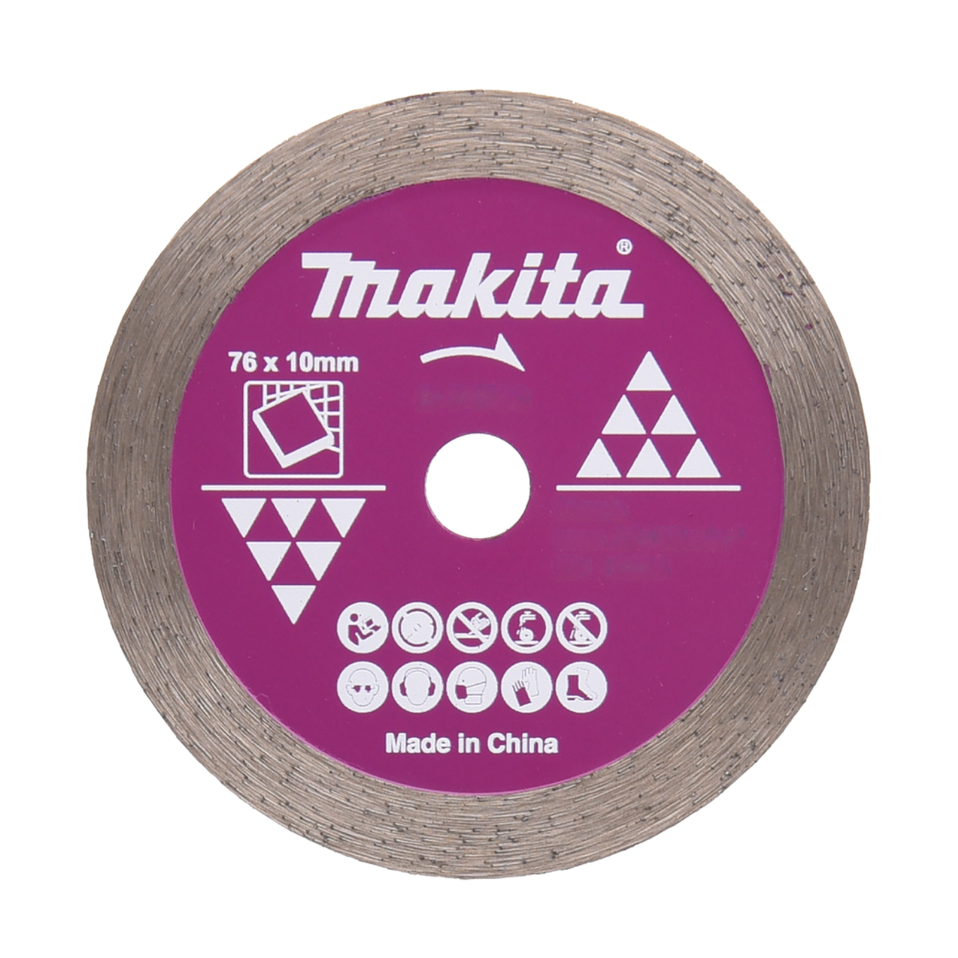 Makita D-77263 DIAMOND WHEEL BLADE 76MM X 1.4MM X 10MM