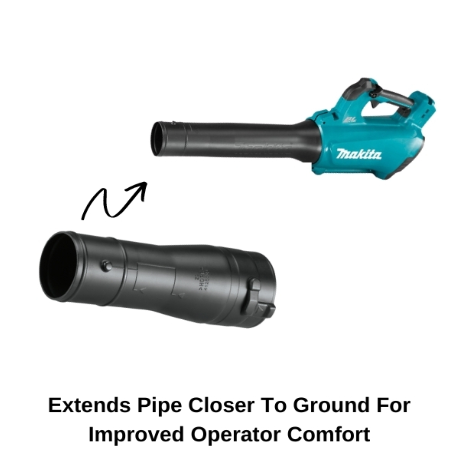 Makita Extender Blower Nozzle Black 191L13-5 For DUB184Z