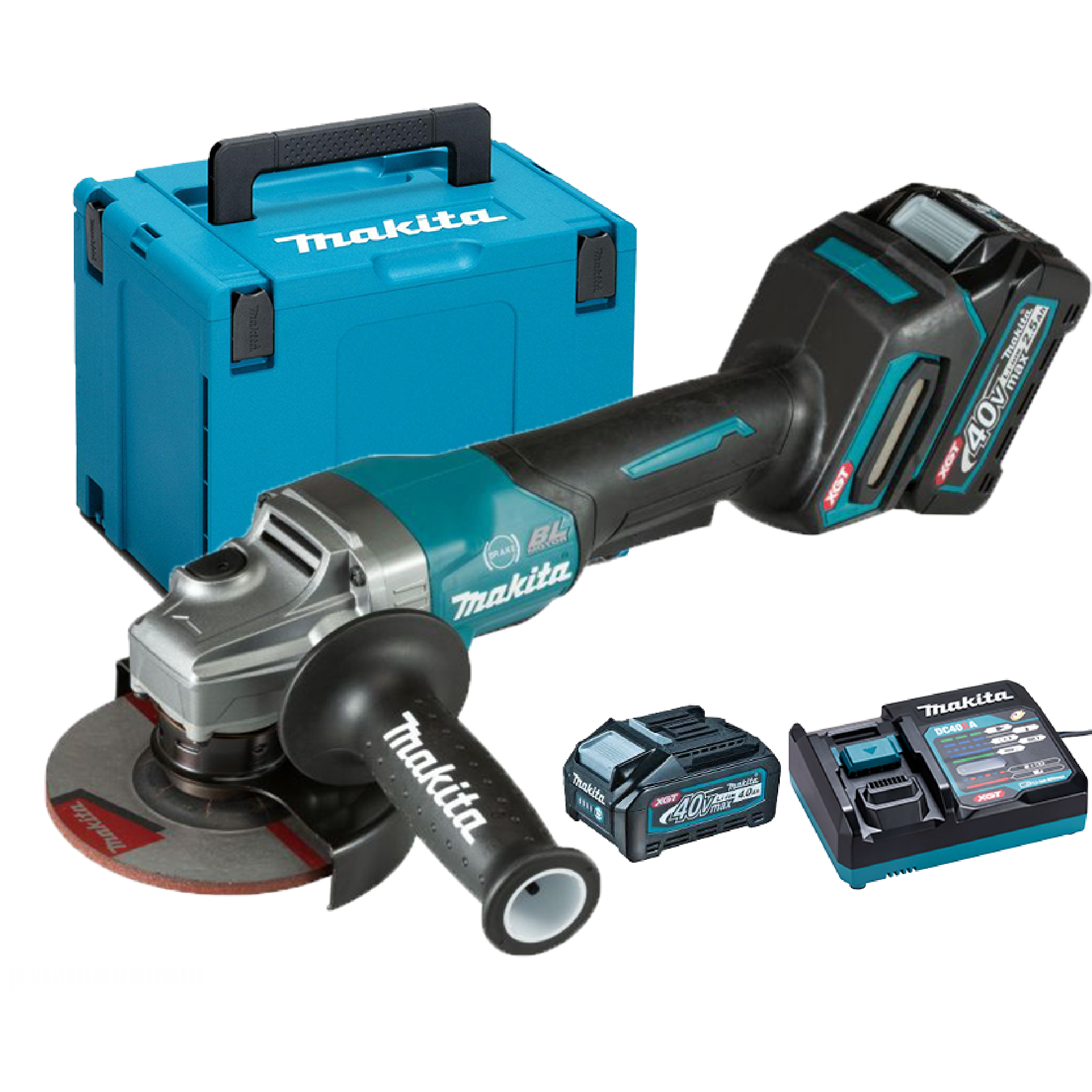 Makita GA044GD201, 2 X 40V 2.5AH LI-ION X-LOCK 5