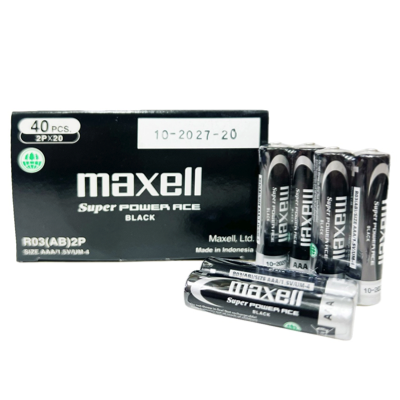 MAXELL AAA Super Power Ace BATTERIES LOW COST