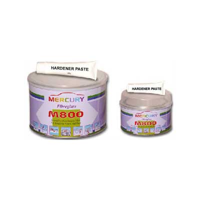 Mercury M800, Fibreglass, Reinforced Filler Putty For Bridging Holes & Rust