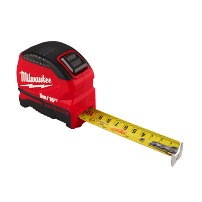 MILWAUKEE 5M/16FT AUTO-LOCK Tape Measure 48-22-1817