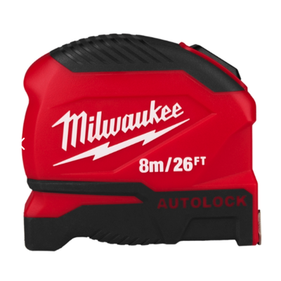 MILWAUKEE 8M/26FT AUTO-LOCK Tape Measure 48-22-1826