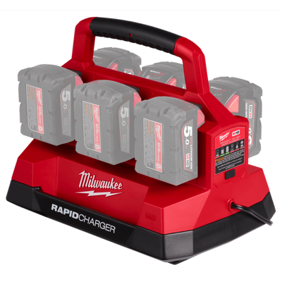 MILWAUKEE M18 6-BAY PACKOUT Fast Charger M18 PC6 SA