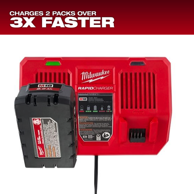 MILWAUKEE M18 Dual Bay Fast Charger M18 DFC SA