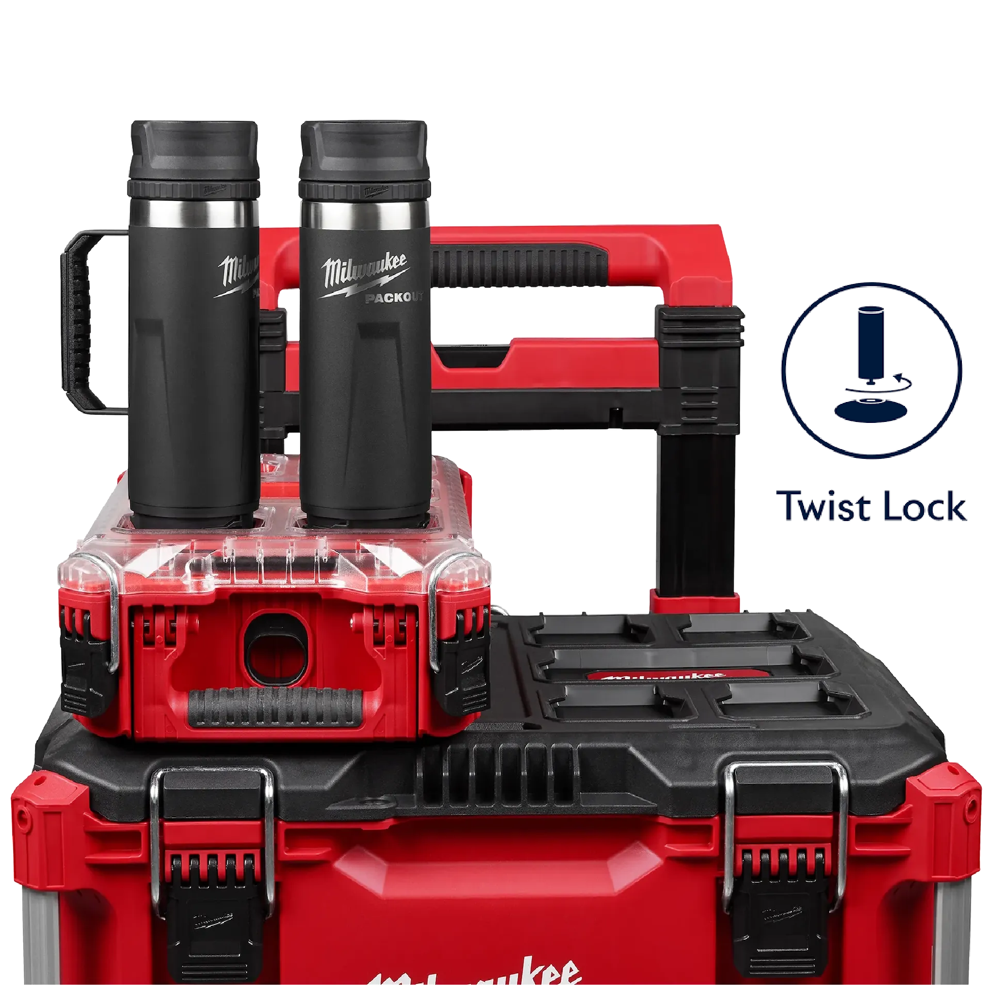 MILWAUKEE PACKOUT 18 OZ Insulated Mug With Sip Lid BLACK 48-22-8394B