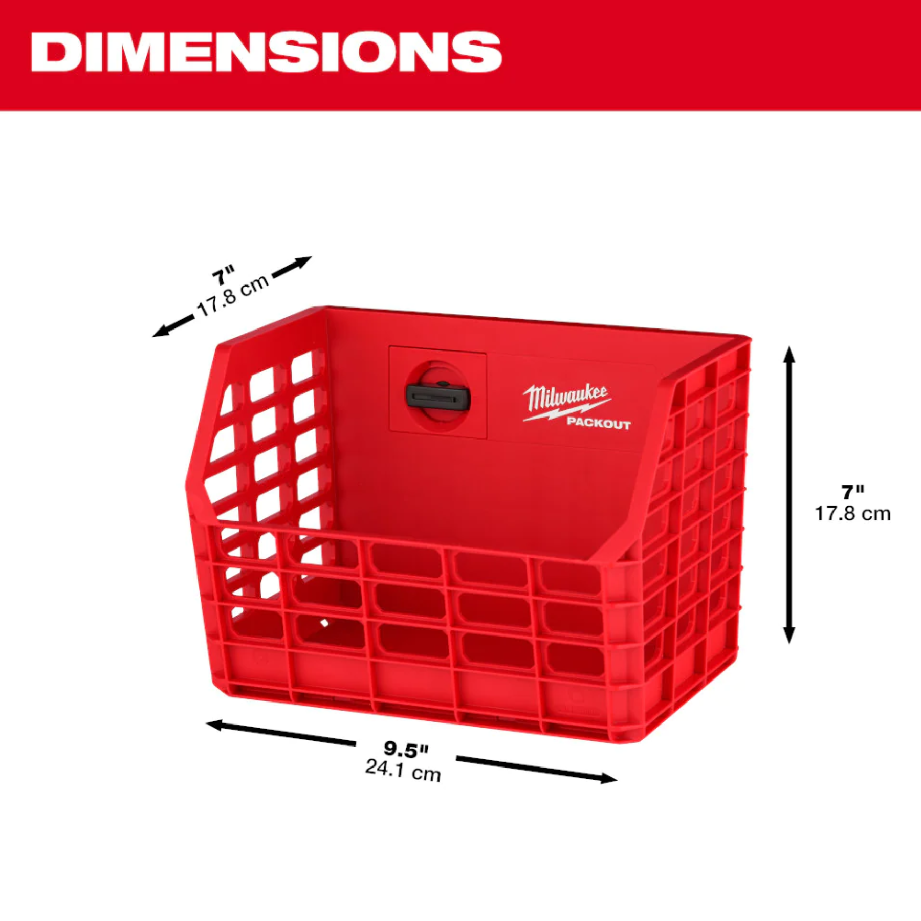 MILWAUKEE PACKOUT Basket 48-22-8342