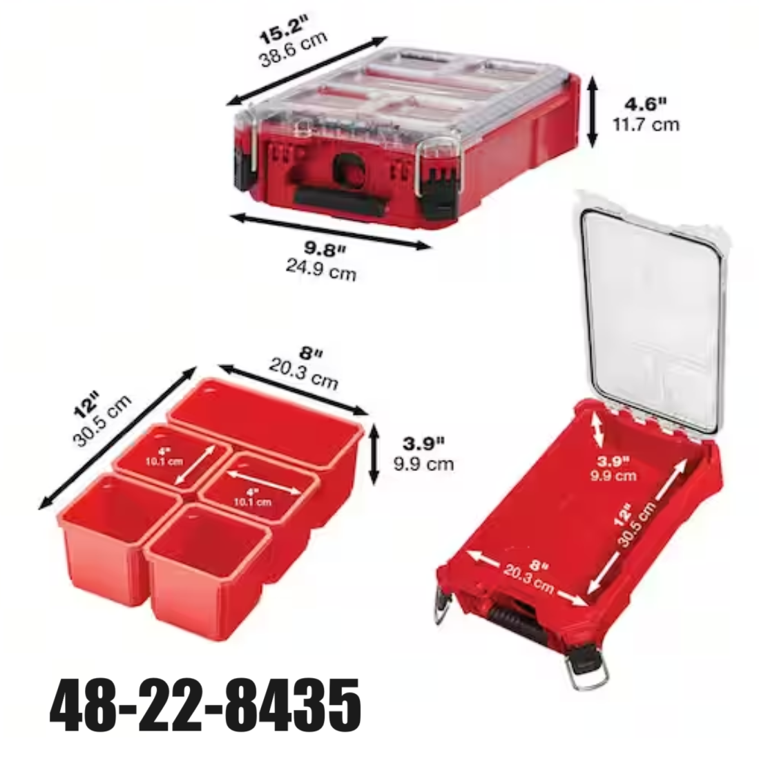MILWAUKEE PACKOUT Compact Organizer 48-22-8435