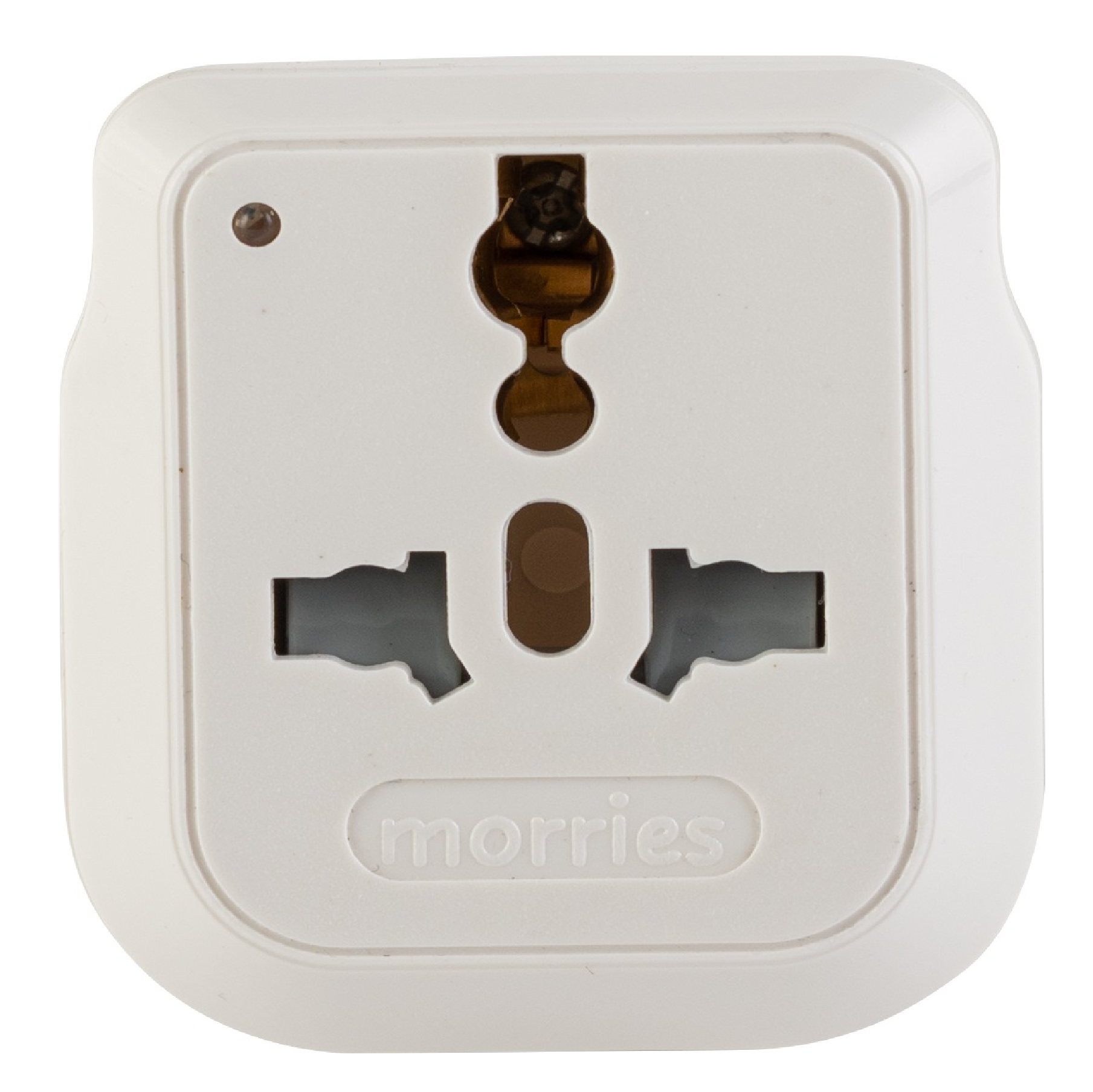 Morries TRAVEL ADAPTOR With NEON LIGHT MS-3106N