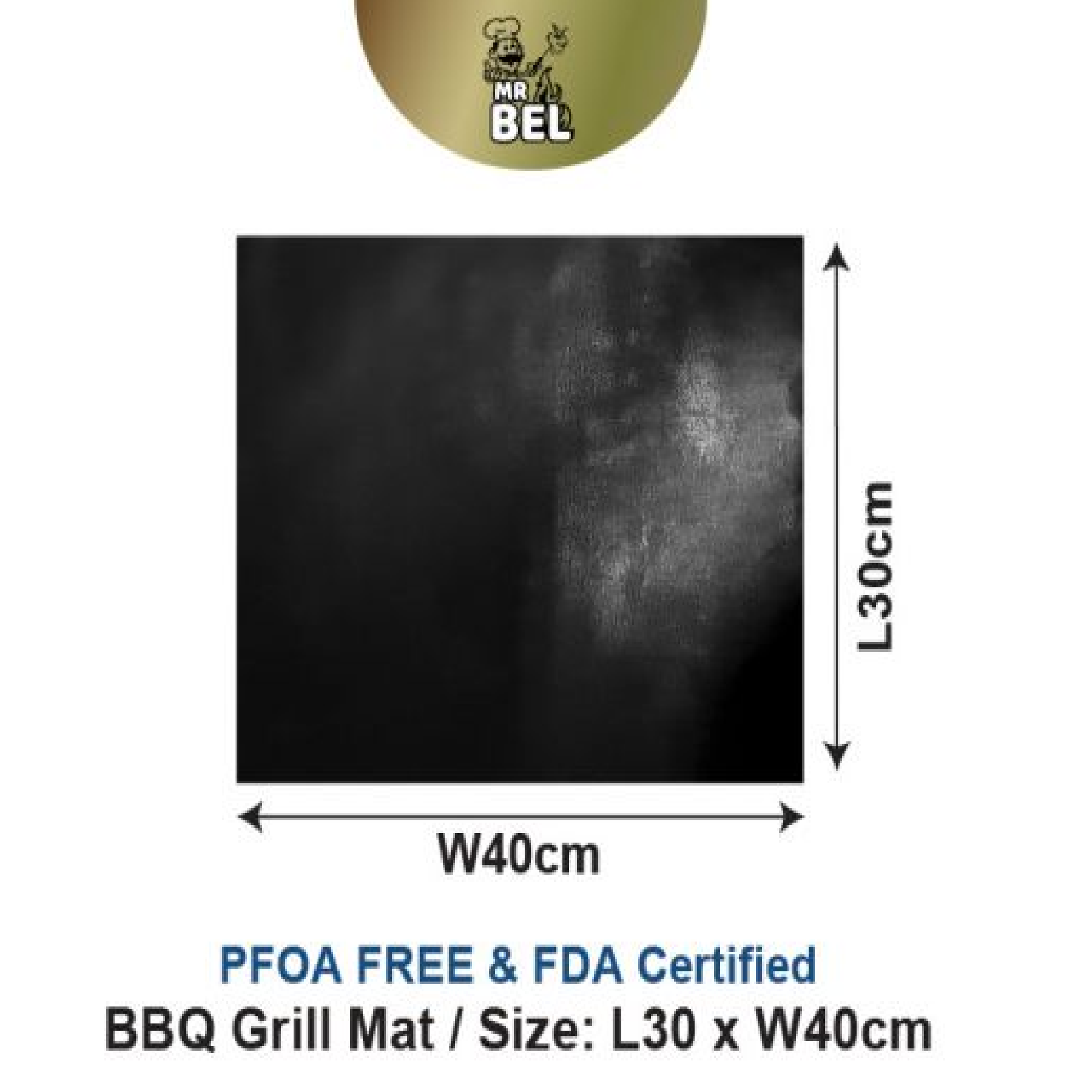 MR BEL BBQ Grill Mat 33CM X 40CM