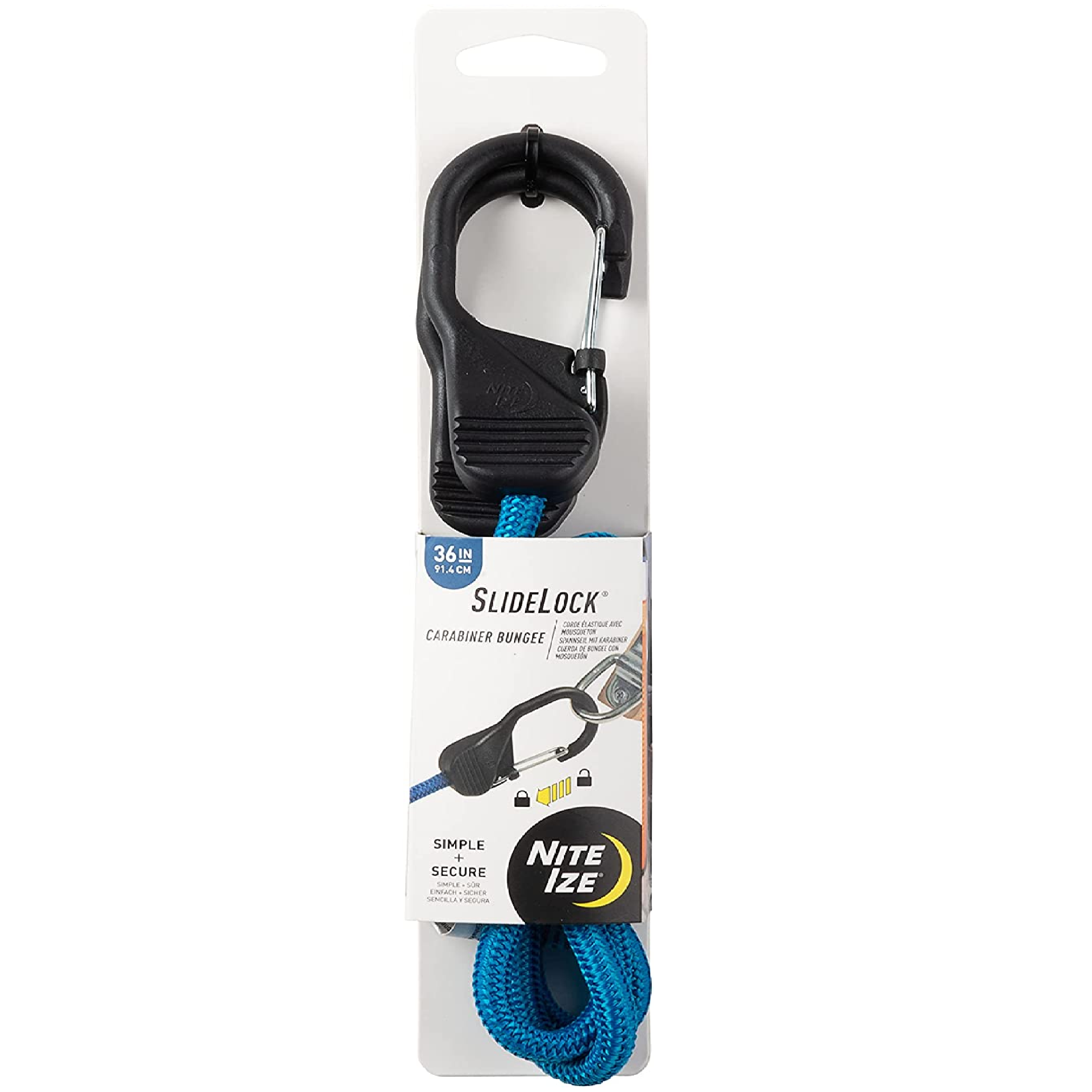 NITE IZE SLIDELOCK Carabiner Bungee 36