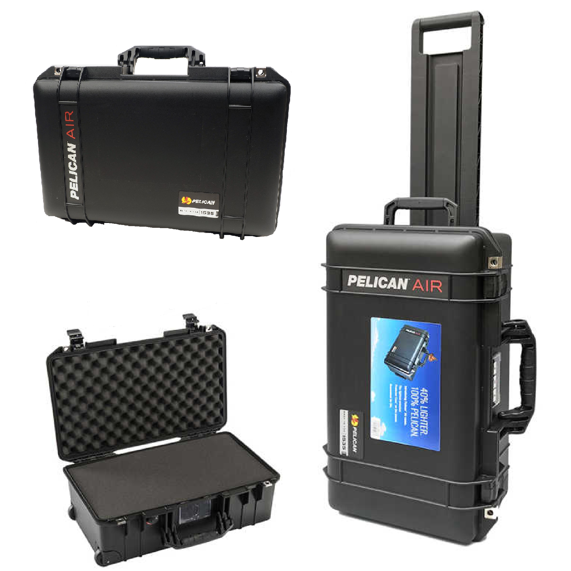 Pelican 1535 Air Carry-On Case - Black