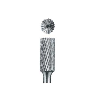 Pferd Cylindrical ZYA-S Tungsten Carbide Burr With End Cut (CUT 3 PLUS)