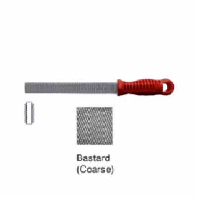 Projobber Wood Rasp Flat File With Handle (Bastard)