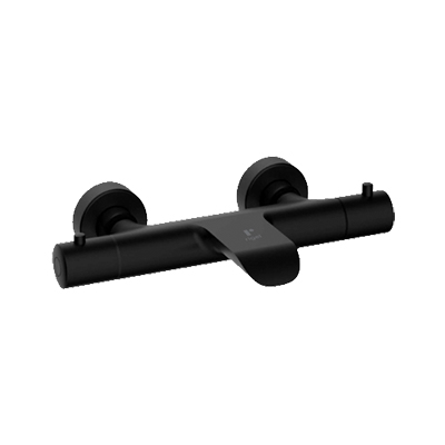 RIGEL Exposed Thermostatic MATT BLACK Shower Mixer W2-R-TSME14258 MB