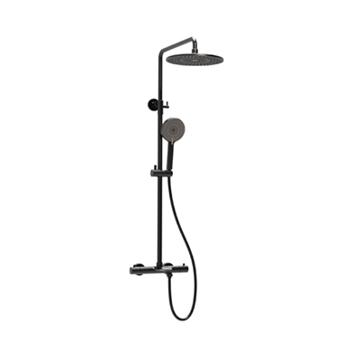 RIGEL W2-R-TSME14418T Thermostatic MATT BLACK Rain Shower Set