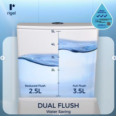 RIGEL ZeroRIM Toilet Bowl WC9123F