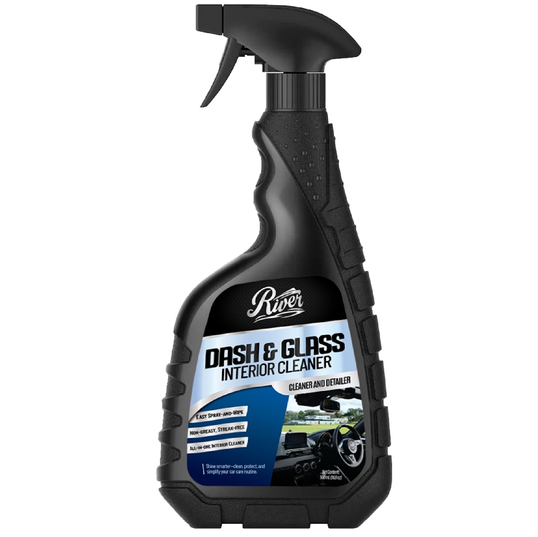 River Automotive DASH & GLASS Interior Cleaner & Detailer 500ML