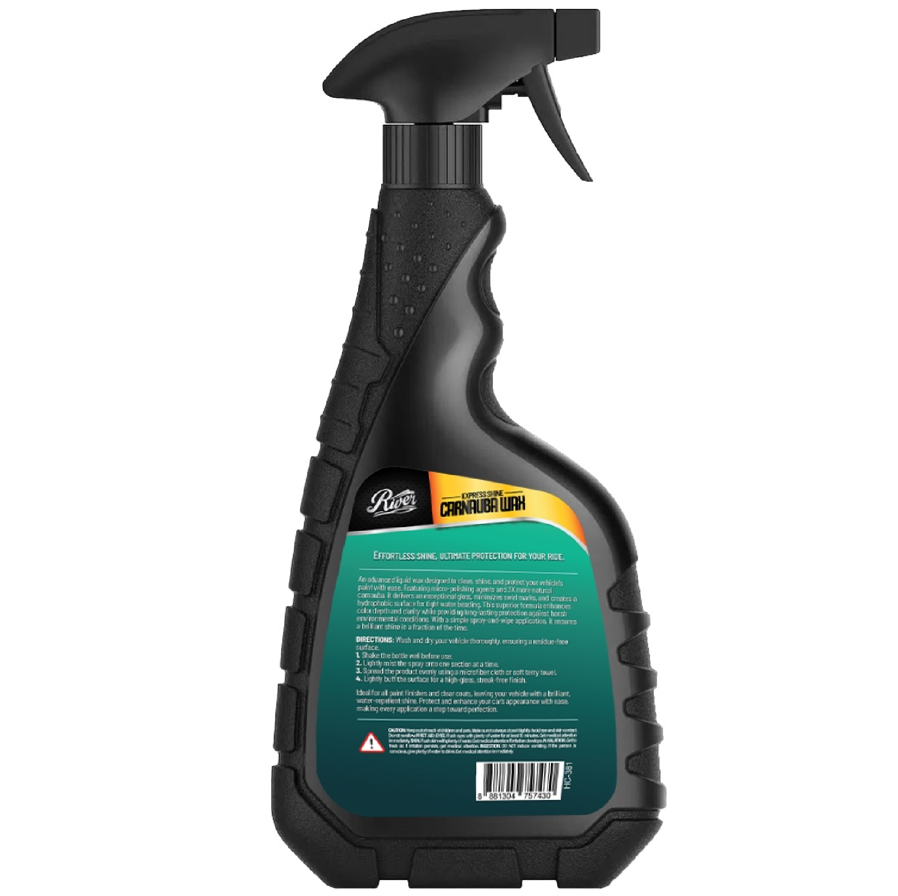 River EXPRESS SHINE CARNAUBA Spray Cleaner & Wax 500ML