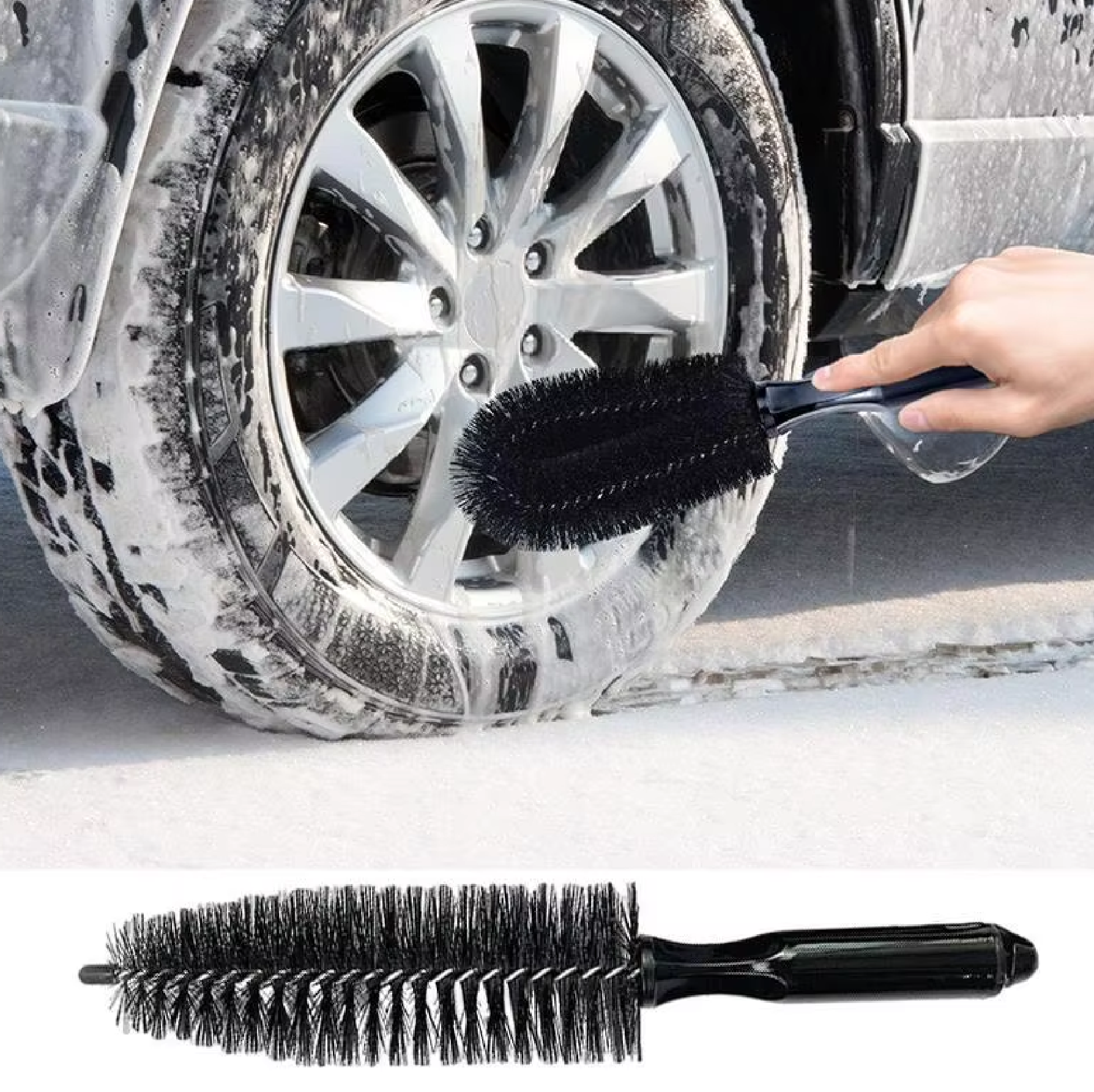 River WHEEL & TYRE HAND BRUSH