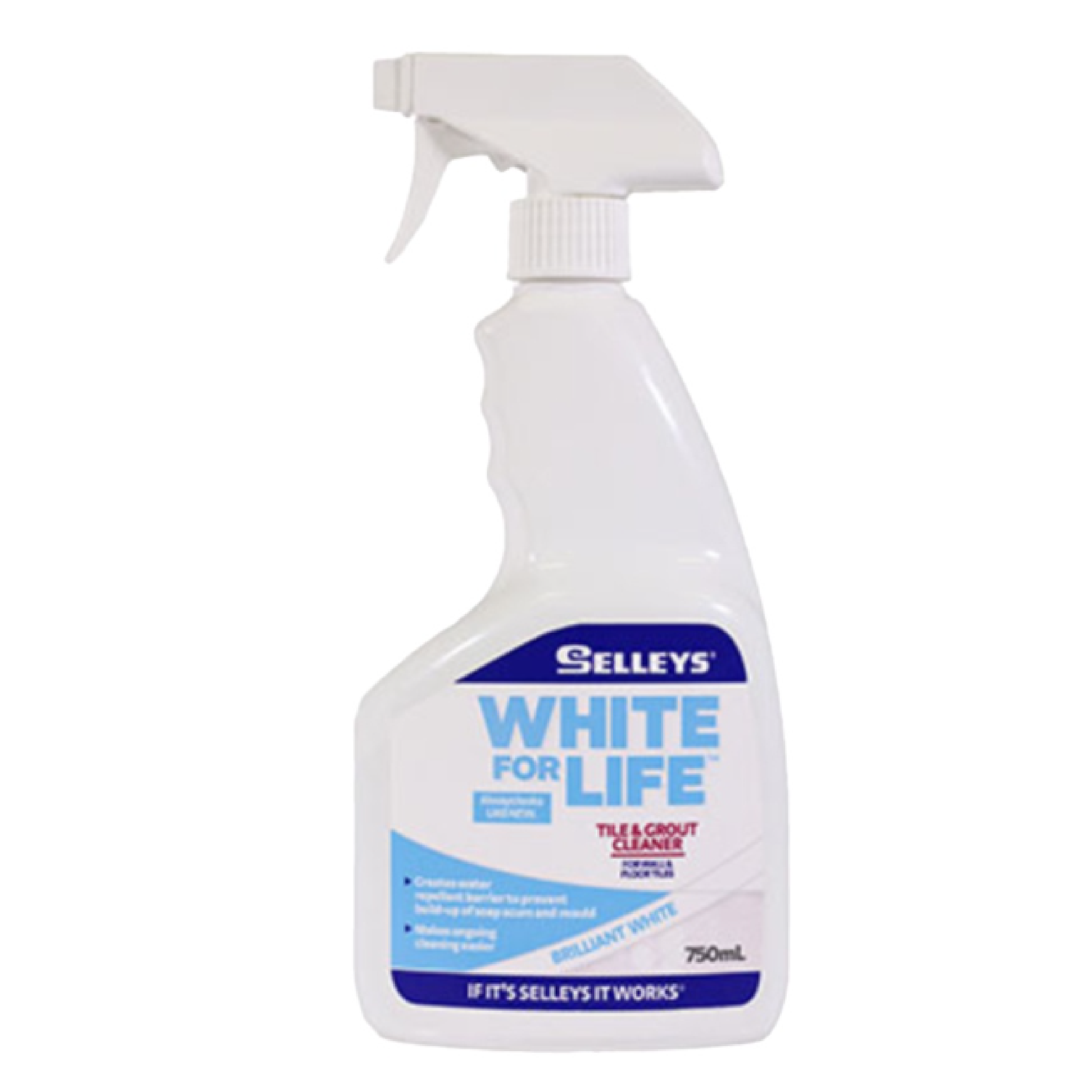 Selleys WHITE FOR LIFE Tile And Grout Cleaner 750ML