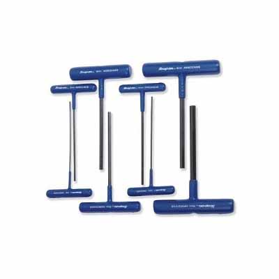 SnapOn AWMCG1600B 8PC Metric T-Shaped Hex Wrench Set (2.5-10MM)