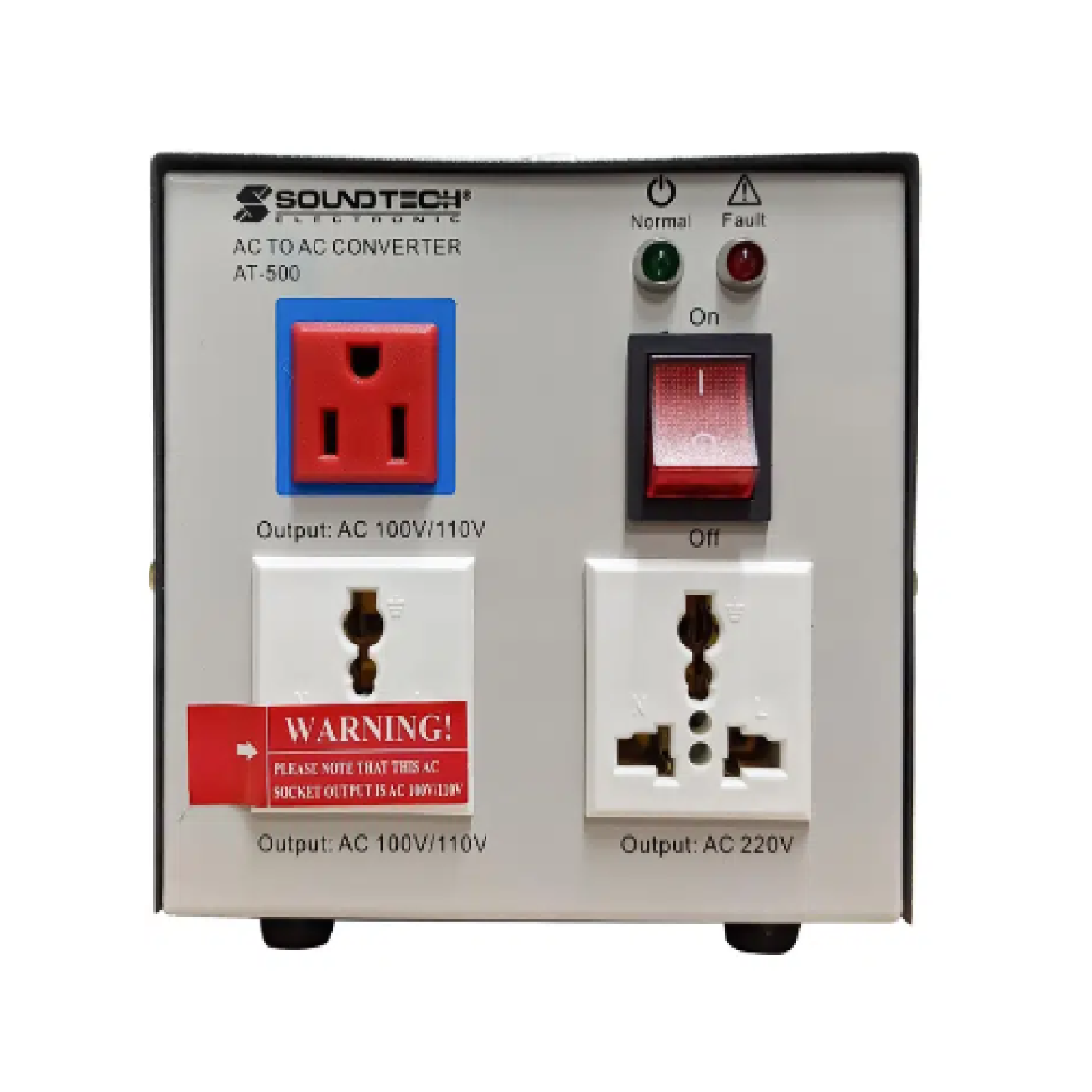 Soundteoh 500W Foreign Electricity AC Converter 220V-110V AT500