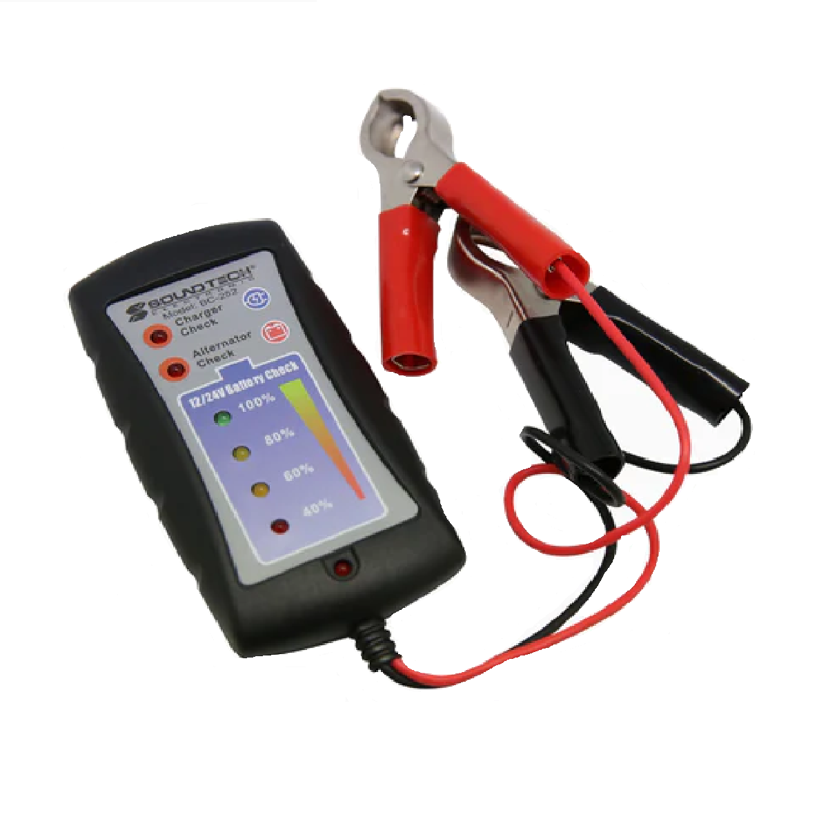 Soundteoh AUTOMOTIVE 12V-24V DC Battery Checker