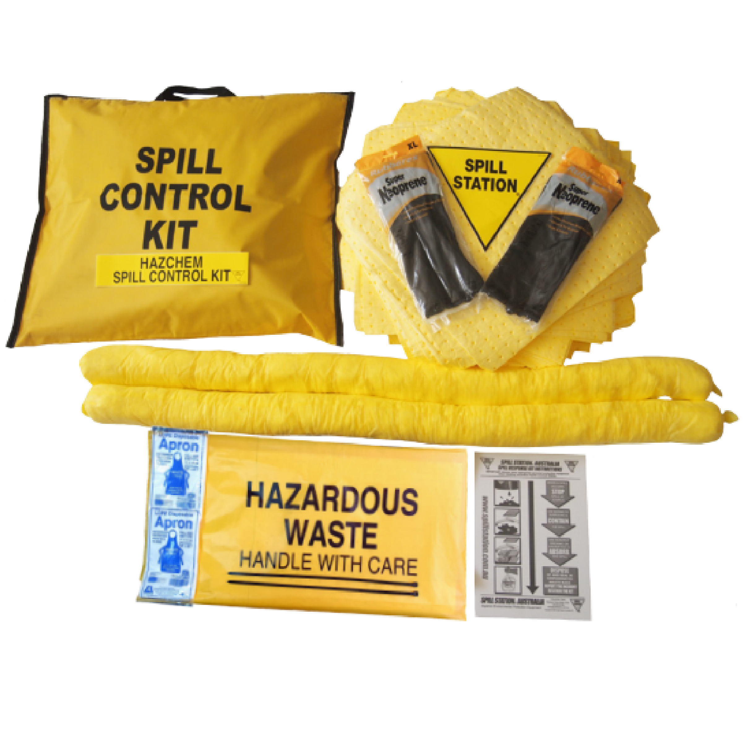 SPILLFIX SK20EA 20L HAZARDOUS Chemical Spill Kit