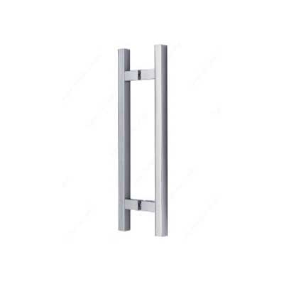 SQUARE PULL HANDLE Stainless Steel 15MM X 30MM X 1200MM BACK TO BACK