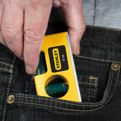 STANLEY Pocket Level Magnetic 2 VIALS 0-42-130