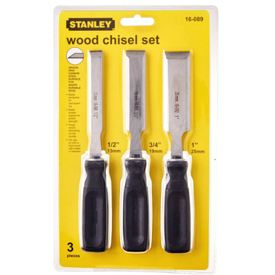 STANLEY THRIFTY Wood Chisel 3PC/SET 16-089