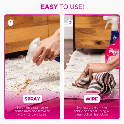 THE PINK STUFF The Miracle Foaming Carpet & Upholstery Stain Remover 500ML