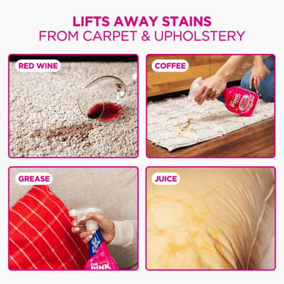 THE PINK STUFF The Miracle Foaming Carpet & Upholstery Stain Remover 500ML