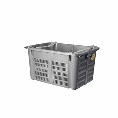 Toyogo ID4719 Grey Metal Handle Industrial Basket